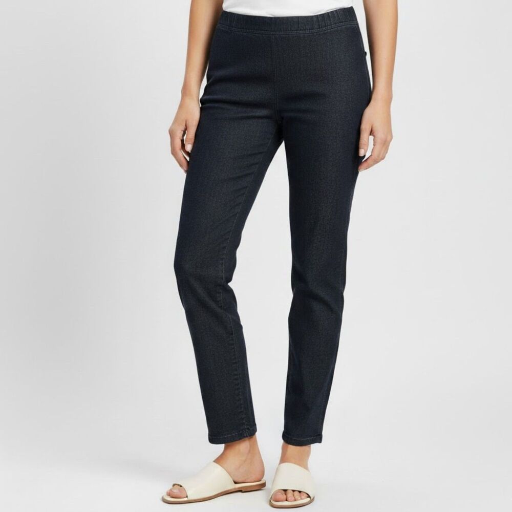 Eileen Fisher Side Zip Jean Denim Pant Size Small NWOT